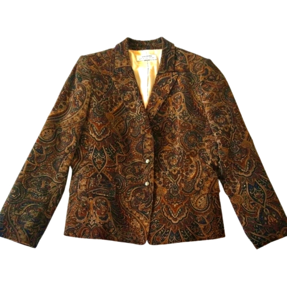 Tahari Arthur S. Levine Corduroy Blazer.